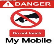 Do not touch my mobile